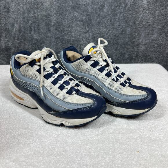 Nike Air Max 95 Midnight Navy Laser Orange Youth Running Shoes Size 5Y 2018 - Picture 1 of 10